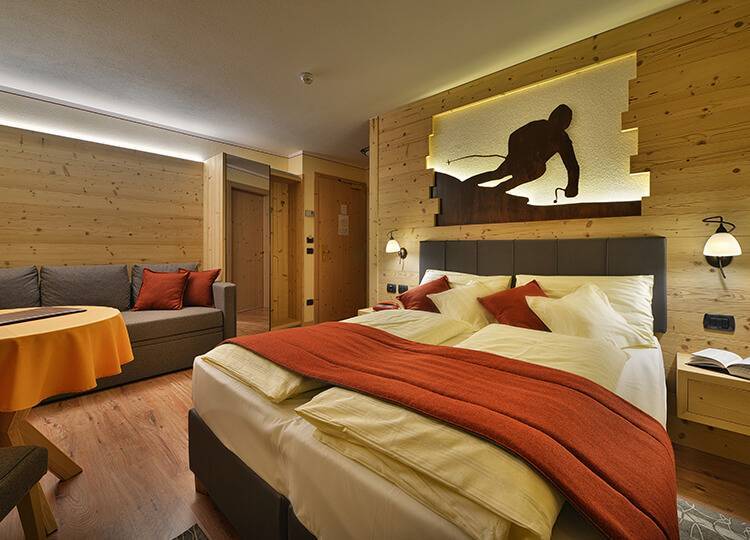 Camere in stile alpino a Livigno