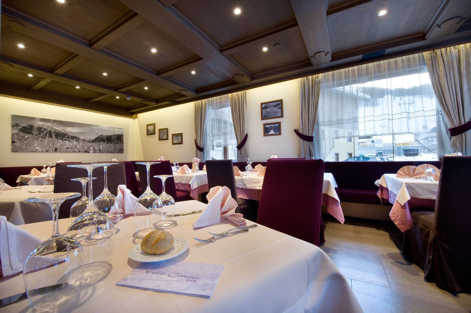 Ristorante in stile alpino ma moderno a Livigno